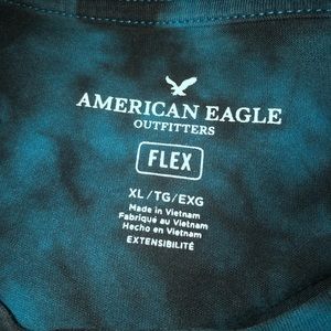 American Eagle Outfitters Shirts - American Eagle Blue Tie Dye Tee American Eagle Outfitters Shirts - American Eagle Blue Tie Dye Tee